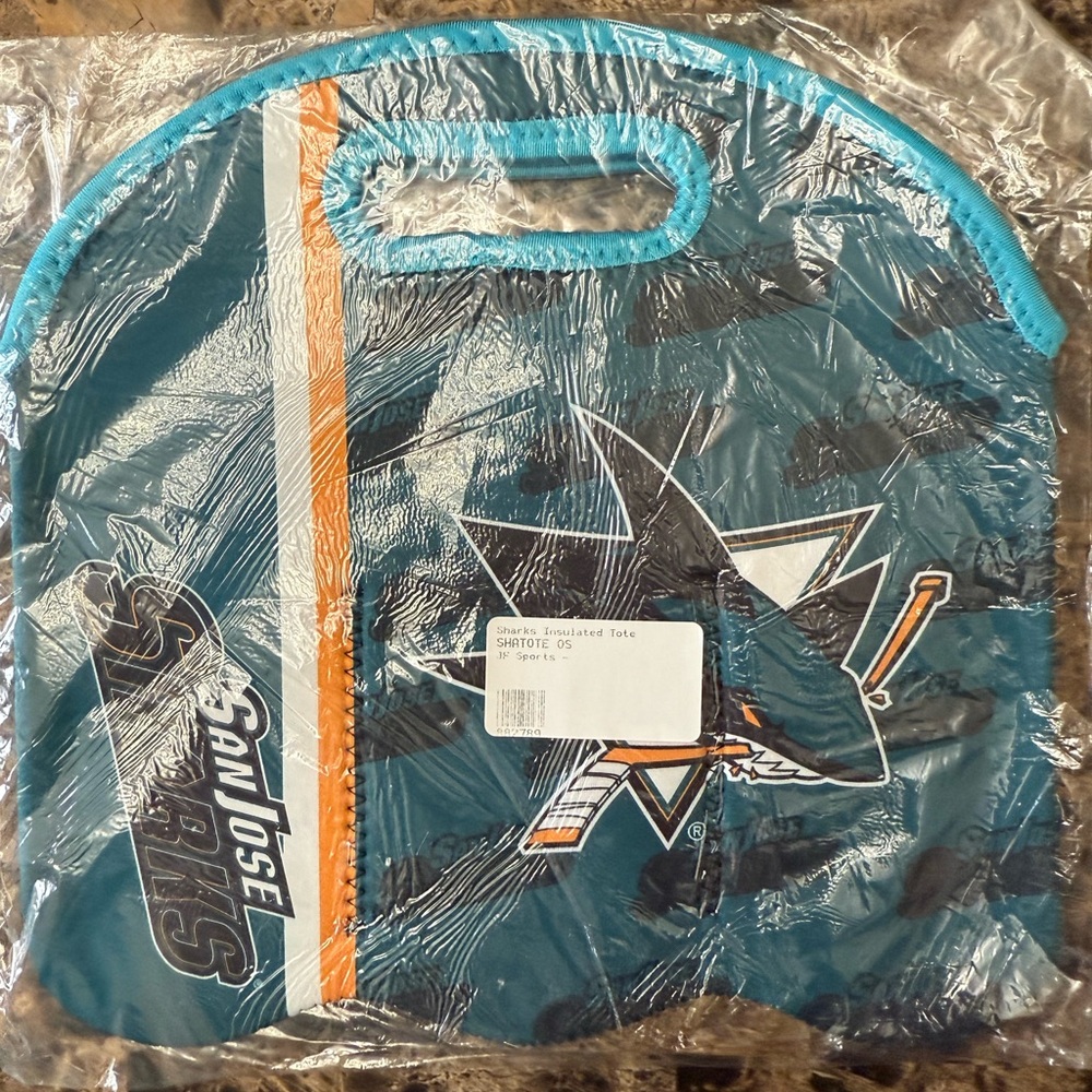 NHL San Jose Sharks Bottles//Cans Tote Bag